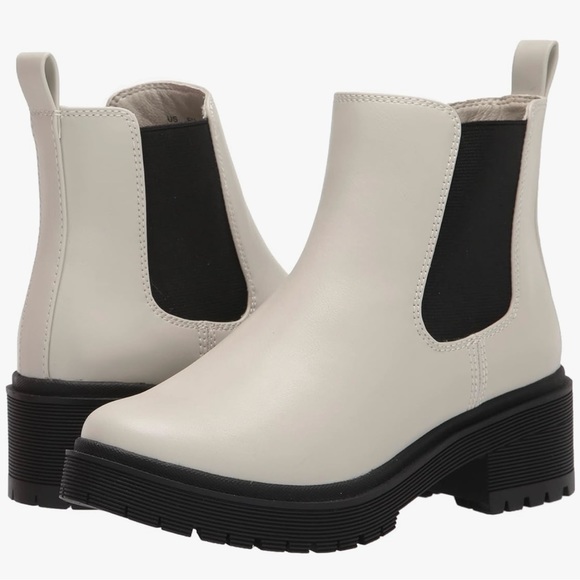 Brand New Never Worn White Chelsea Boots - Picture 3 of 7